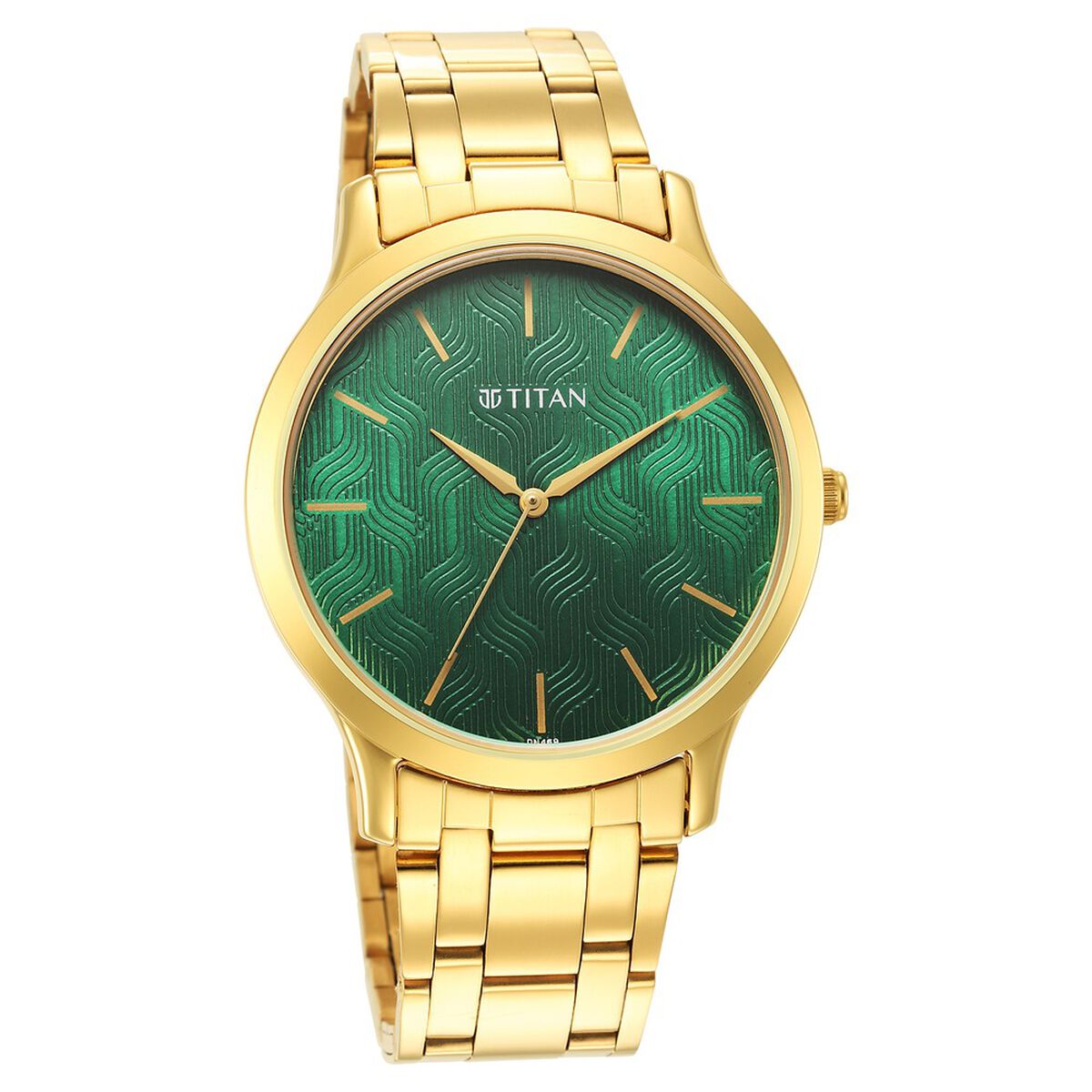Titan Karishma Radiance Green Dial Analog Stainless Steel Strap watch for Men 2
