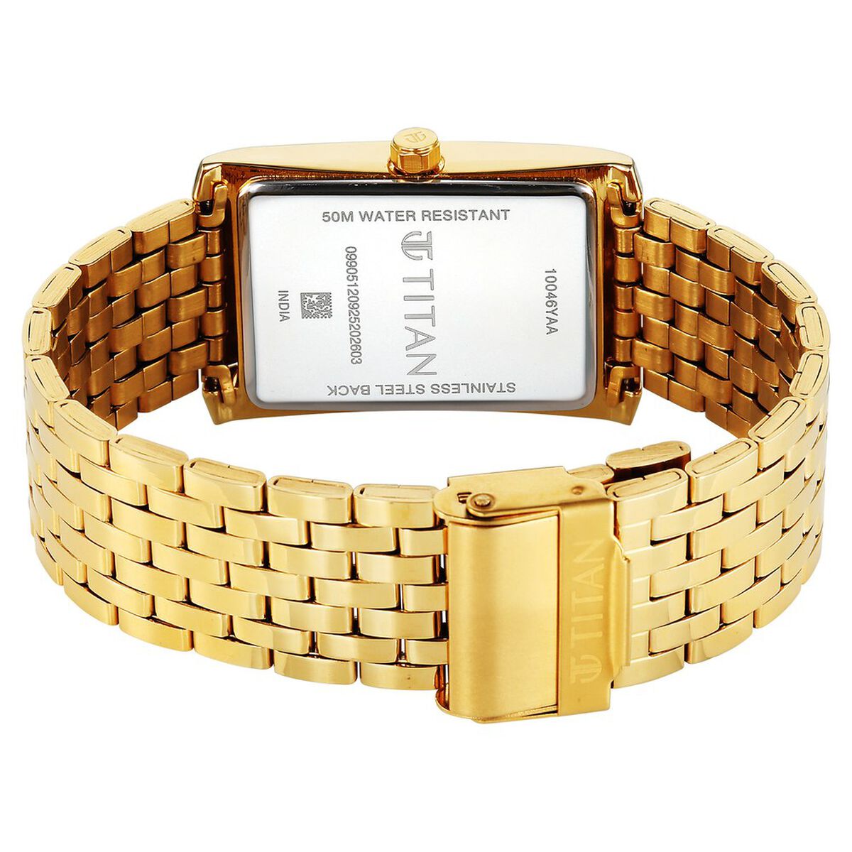Titan Regalia Allure Analog with Date and Green Dial Yellow Gold Stainless Strap Watch for Men 5