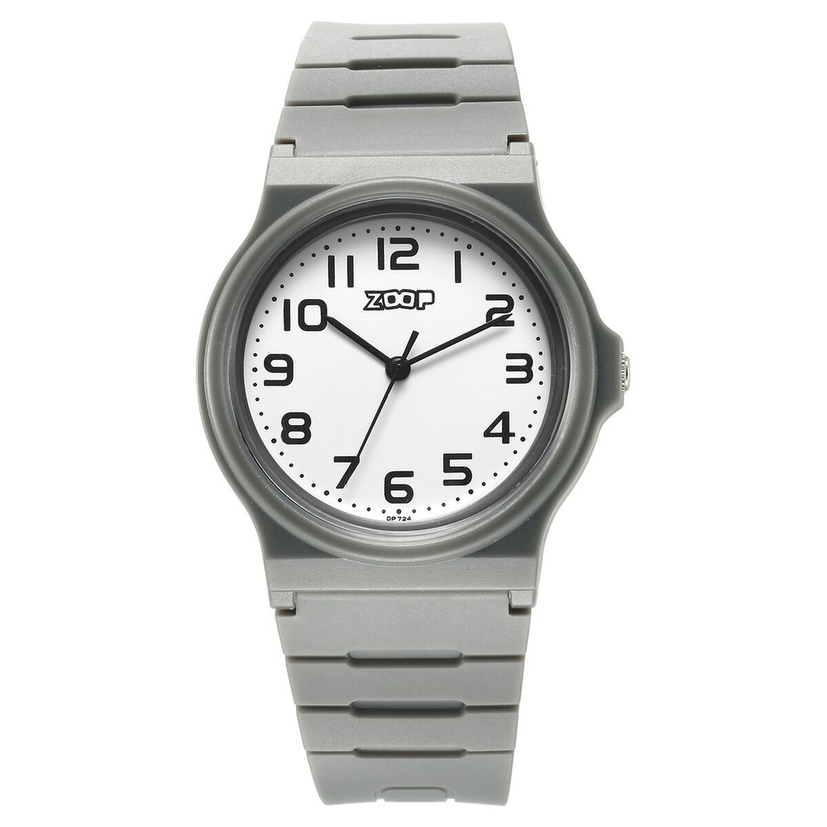 Zoop Analog Watch with White Dial & Grey Strap for Girls Kids, from House of Titan 1