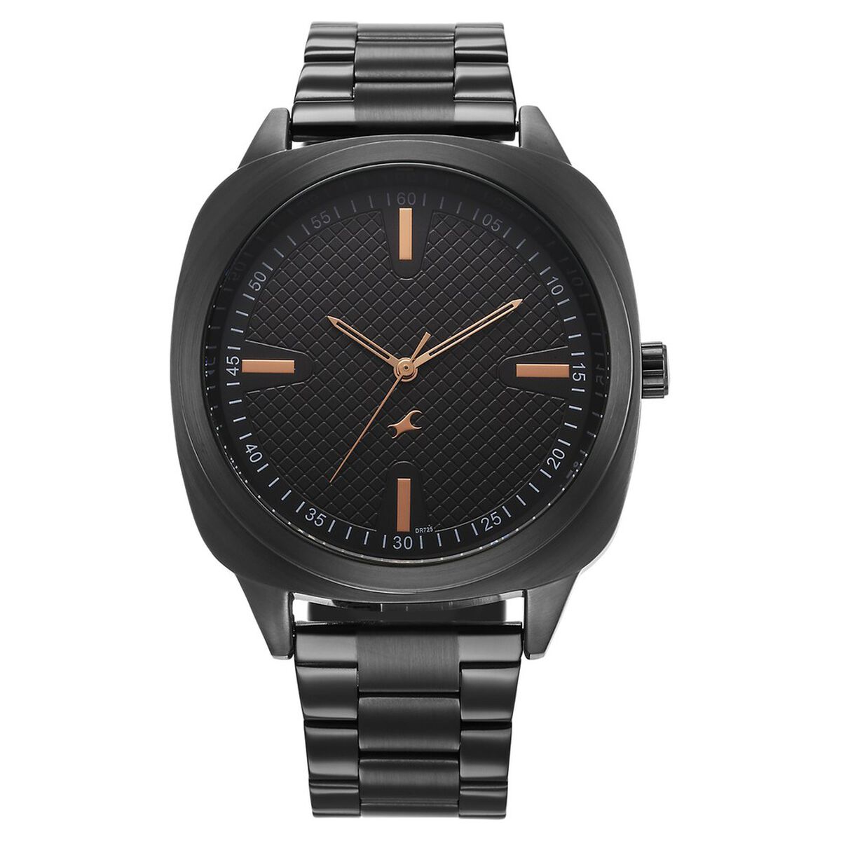 Fastrack Stunners X Quartz Analog Black Dial Stainless Steel Strap Watch For Guys 1