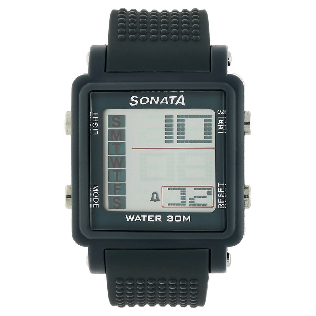 SF Digital Dial Grey Plastic Strap Watch for Men 1
