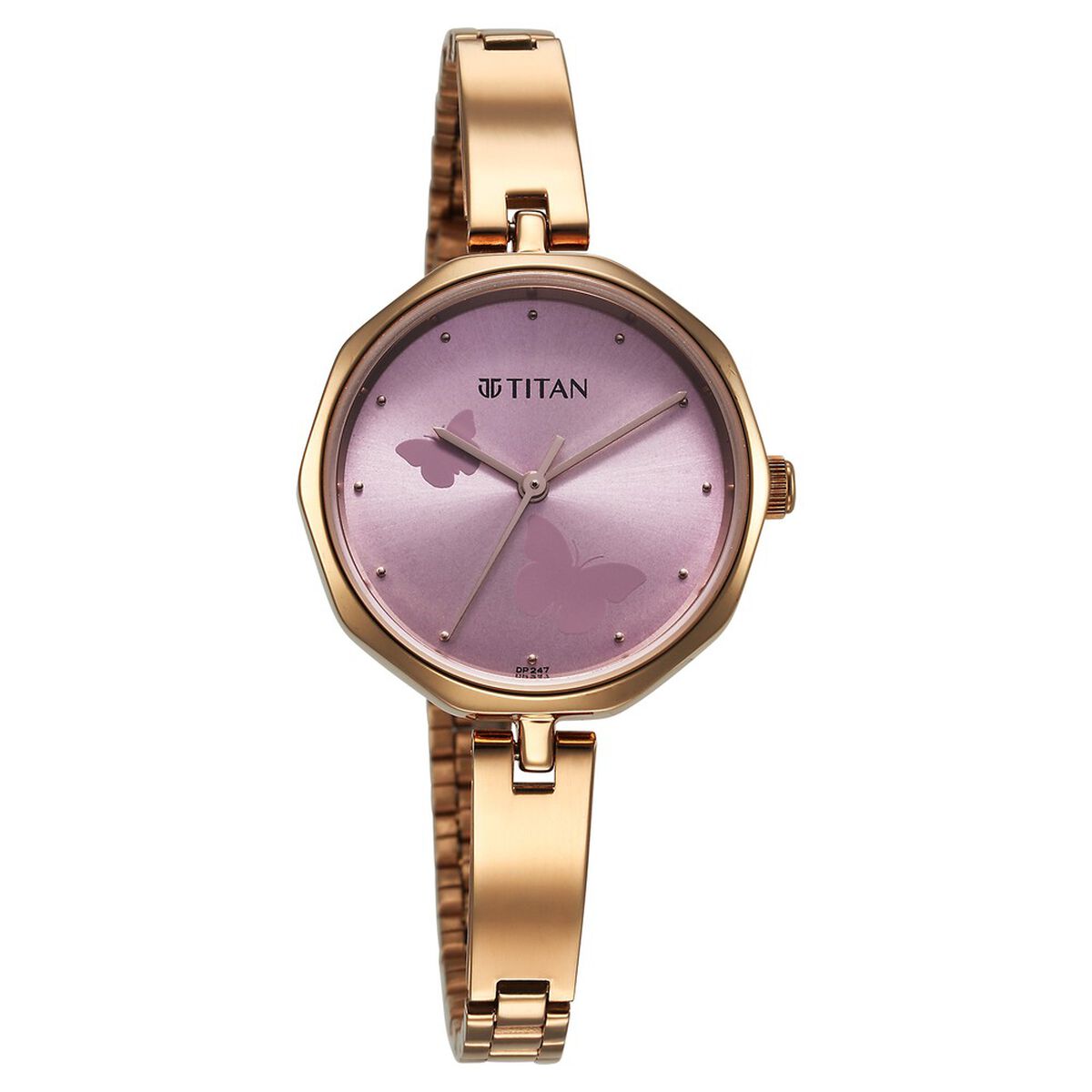 Titan Karishma Quartz Analog Pink Dial Stainless Steel Strap Watch for Women 2
