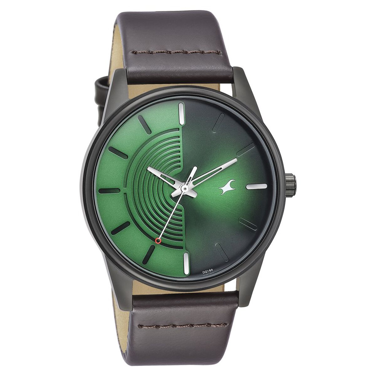 Fastrack Stunners Quartz Analog Green Dial Leather Strap Watch for Guys 2